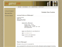 Tablet Screenshot of joelgarver.com